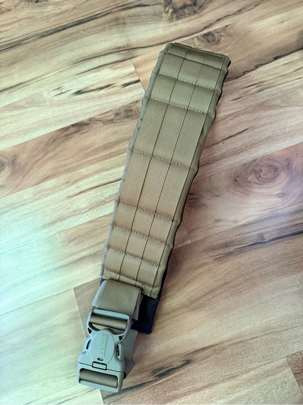 Blackhawk Padded Patrol Belt Tan Medium Tactical MOLLE Duty Belt 43-49” Waist